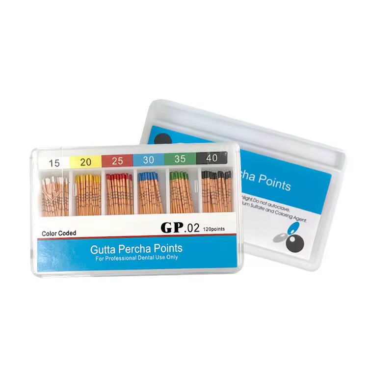 Points de gutta-percha assortis — Implantologie au Maroc